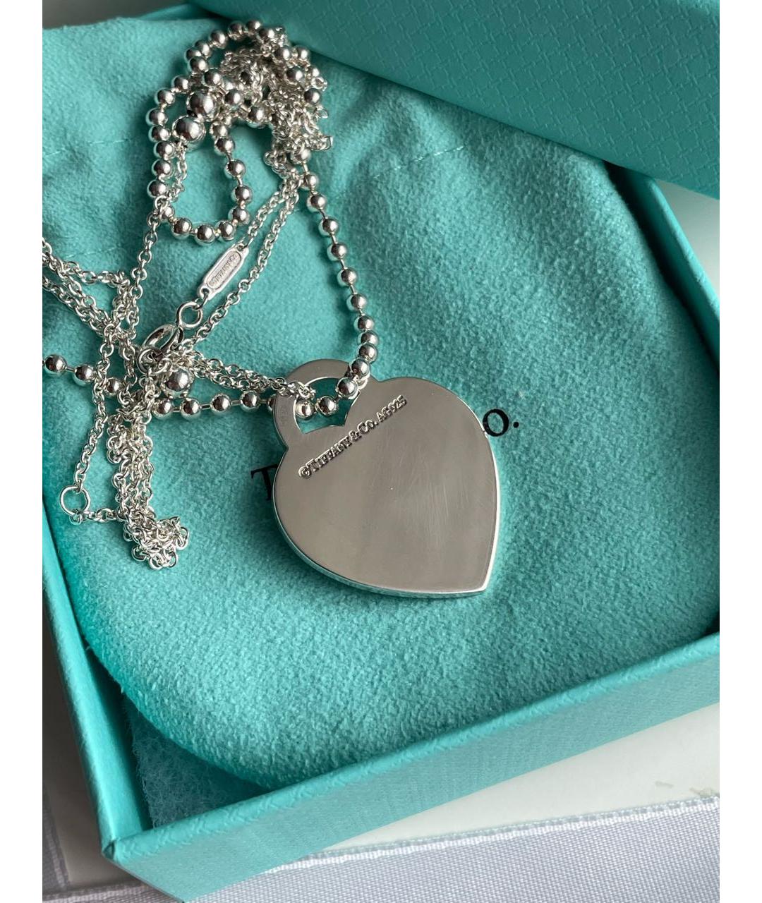 TIFFANY&CO Серебряное серебряное колье, фото 6