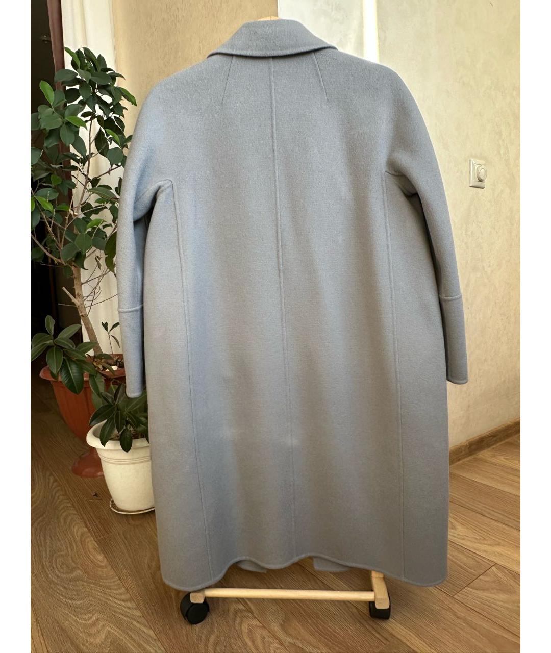'S MAX MARA Серое шерстяное пальто, фото 2