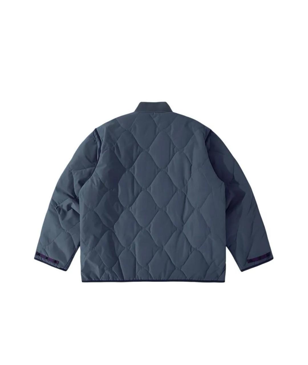 NOTHOMME Темно-синяя полиэстеровая куртка, фото 2