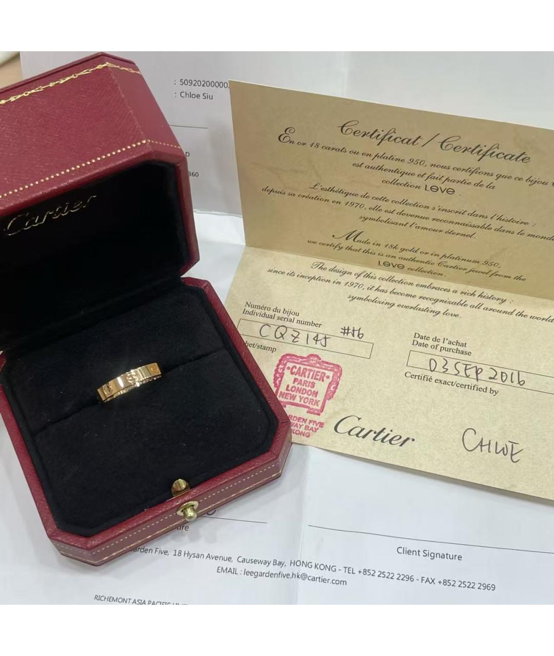 CARTIER Золотое кольцо из розового золота, фото 3