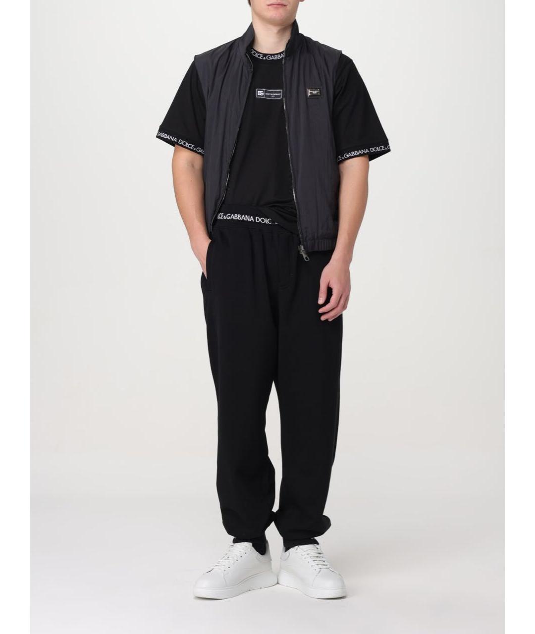 DOLCE&GABBANA Черная футболка, фото 5