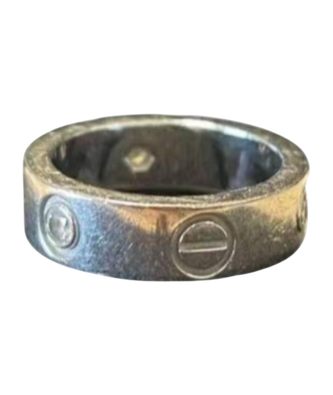 CARTIER Серебряное кольцо из белого золота, фото 1