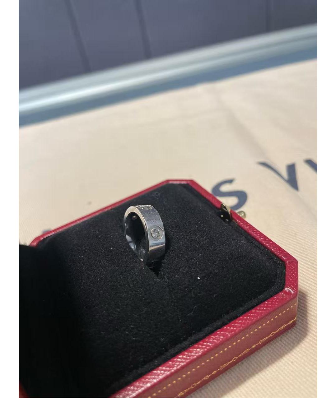 CARTIER Серебряное кольцо из белого золота, фото 3