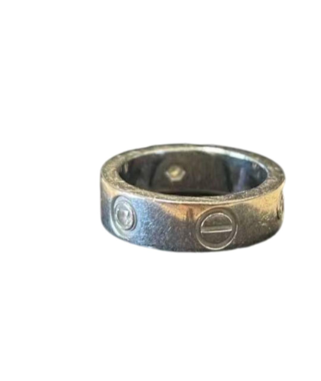 CARTIER Серебряное кольцо из белого золота, фото 5