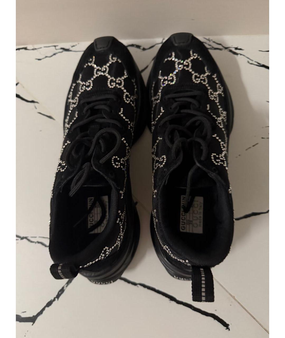 GUCCI Черные кроссовки, фото 3