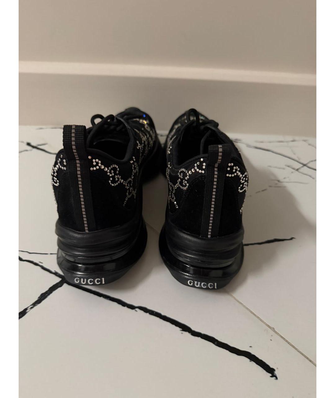 GUCCI Черные кроссовки, фото 4
