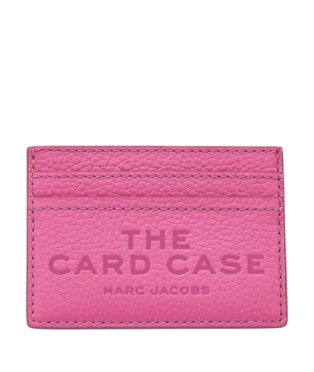MARC JACOBS Розовый кожаный кардхолдер, фото 1