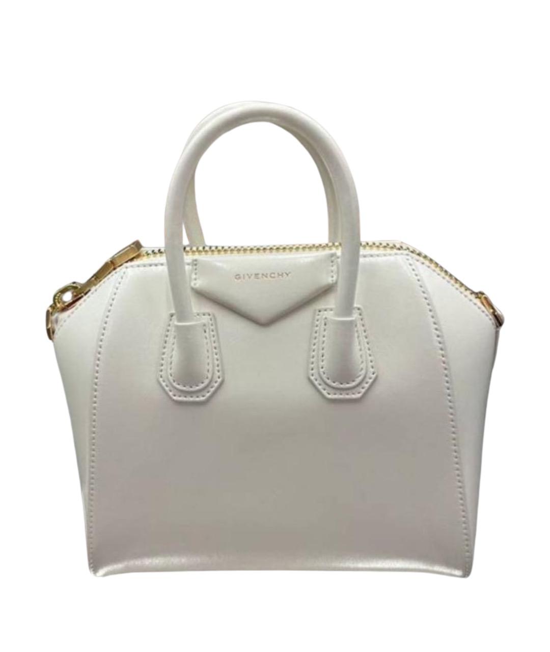 GIVENCHY Белая кожаная сумка через плечо, фото 1