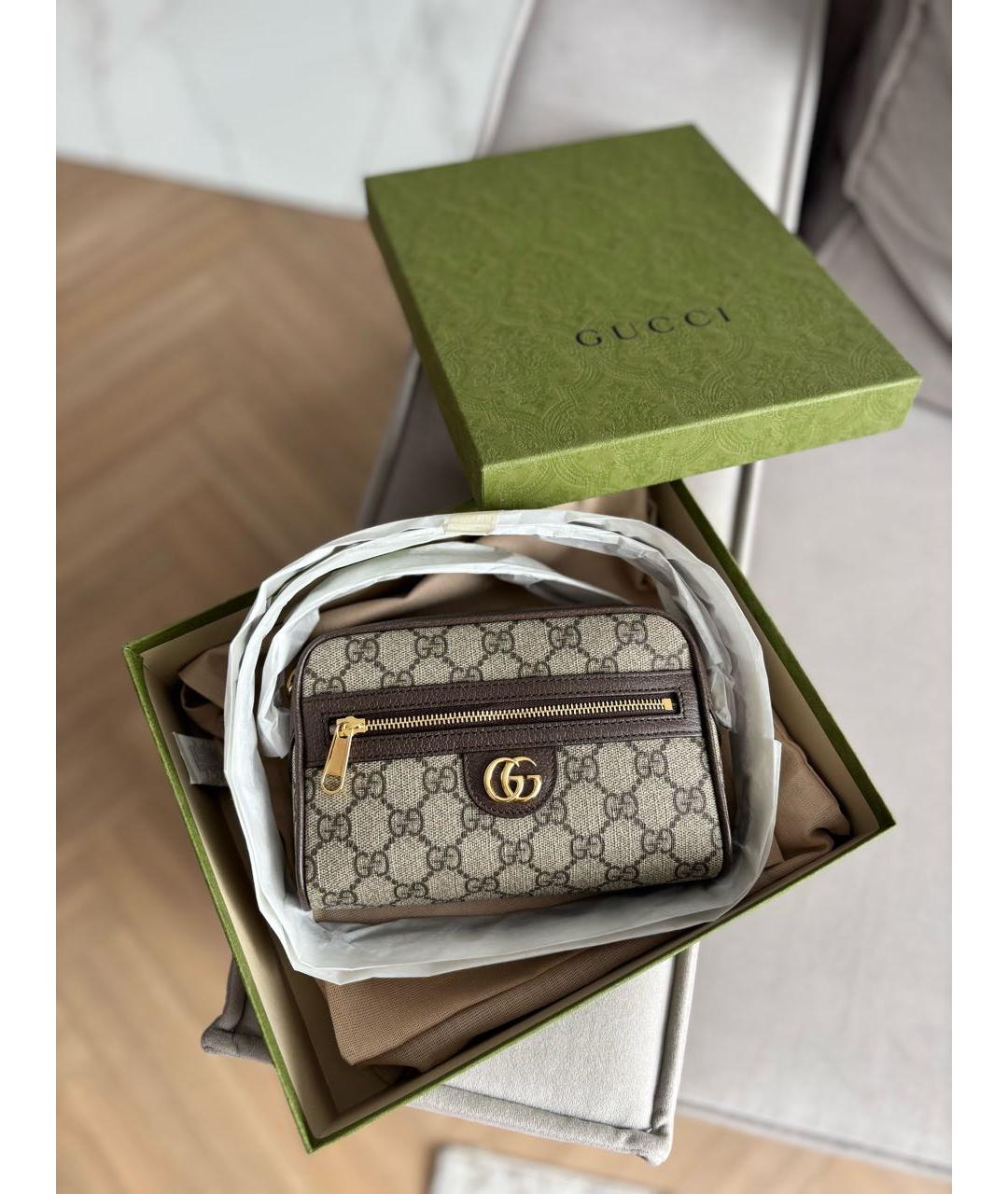 GUCCI Коричневая сумка через плечо, фото 7