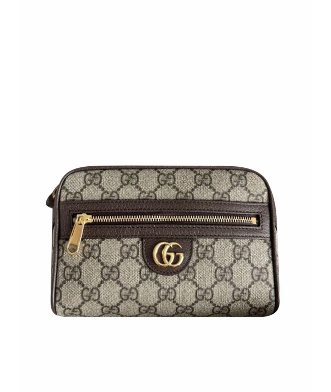 GUCCI Коричневая сумка через плечо, фото 1