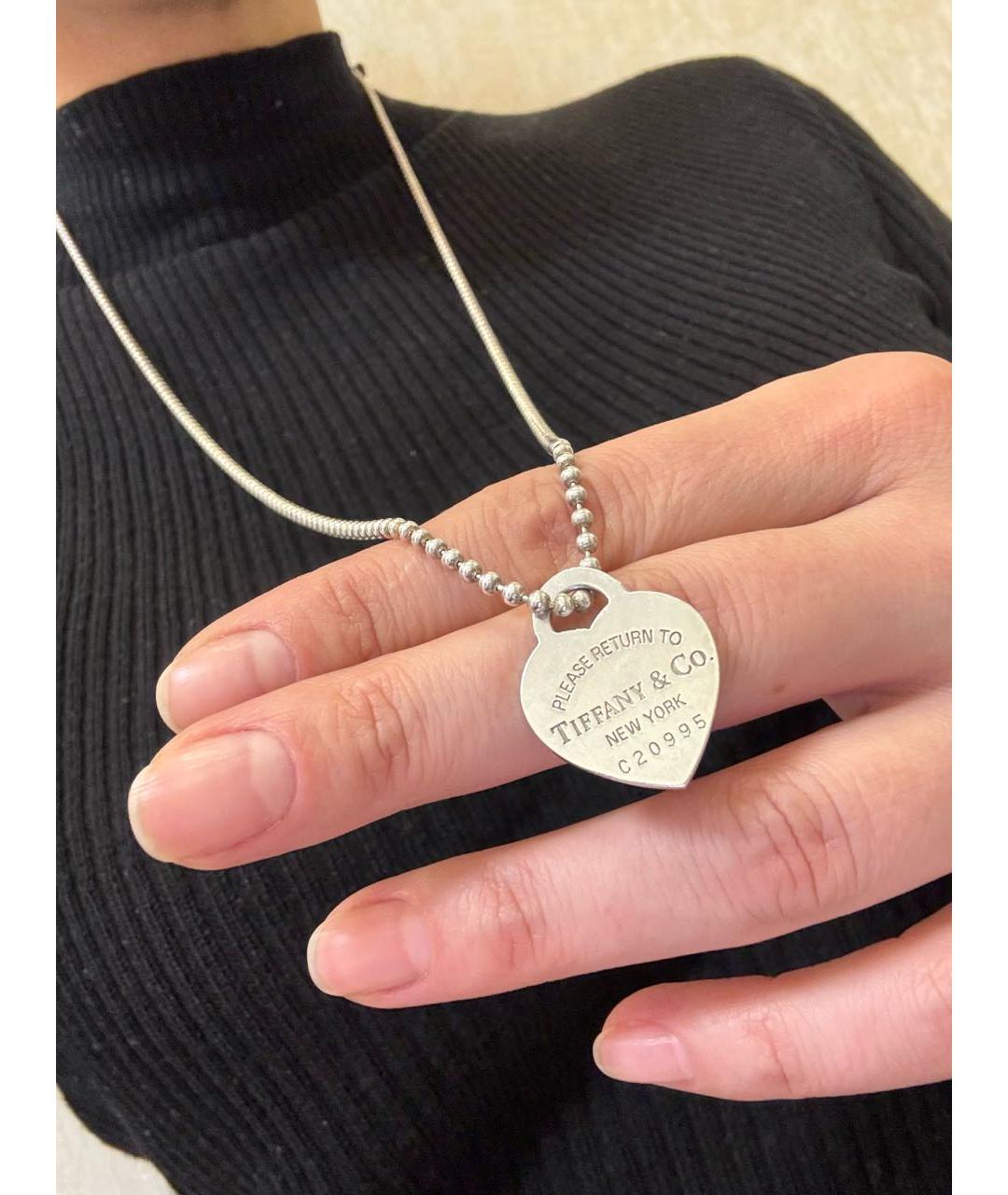 TIFFANY&CO Серебряное серебряное колье, фото 5