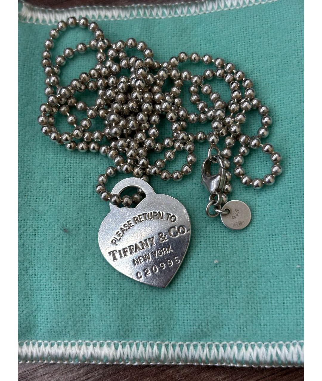 TIFFANY&CO Серебряное серебряное колье, фото 2