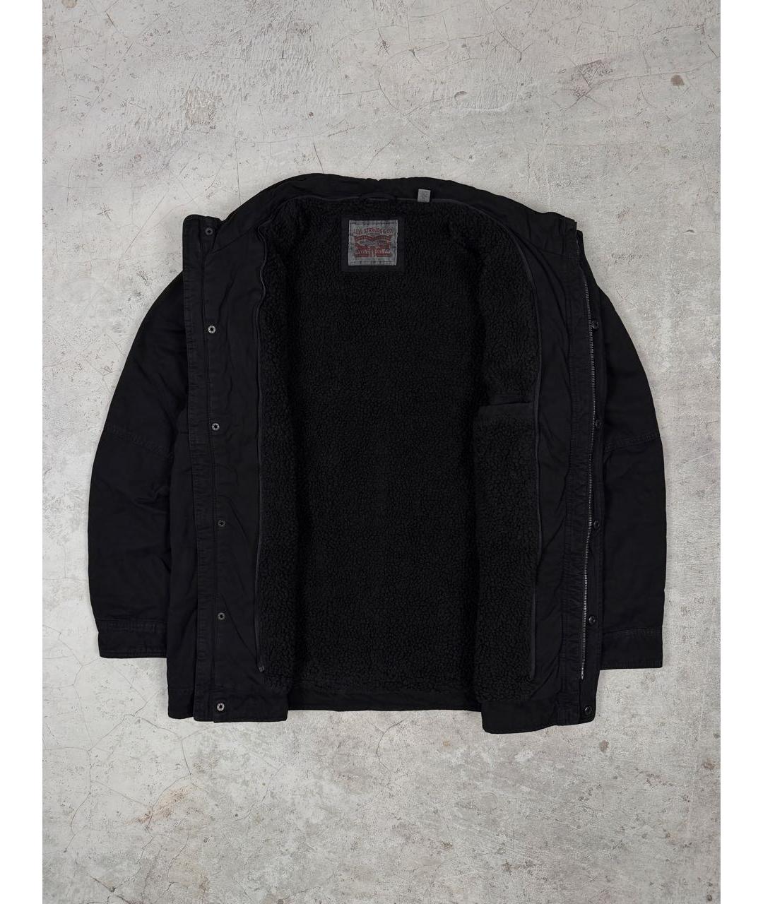 LEVI'S Черная хлопковая куртка, фото 6
