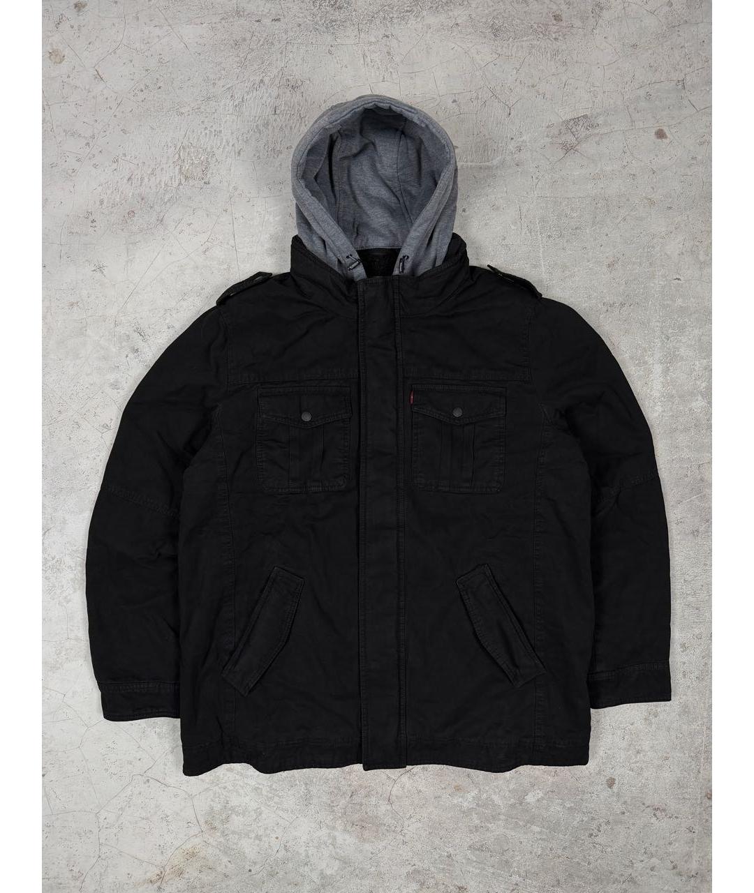 LEVI'S Черная хлопковая куртка, фото 9