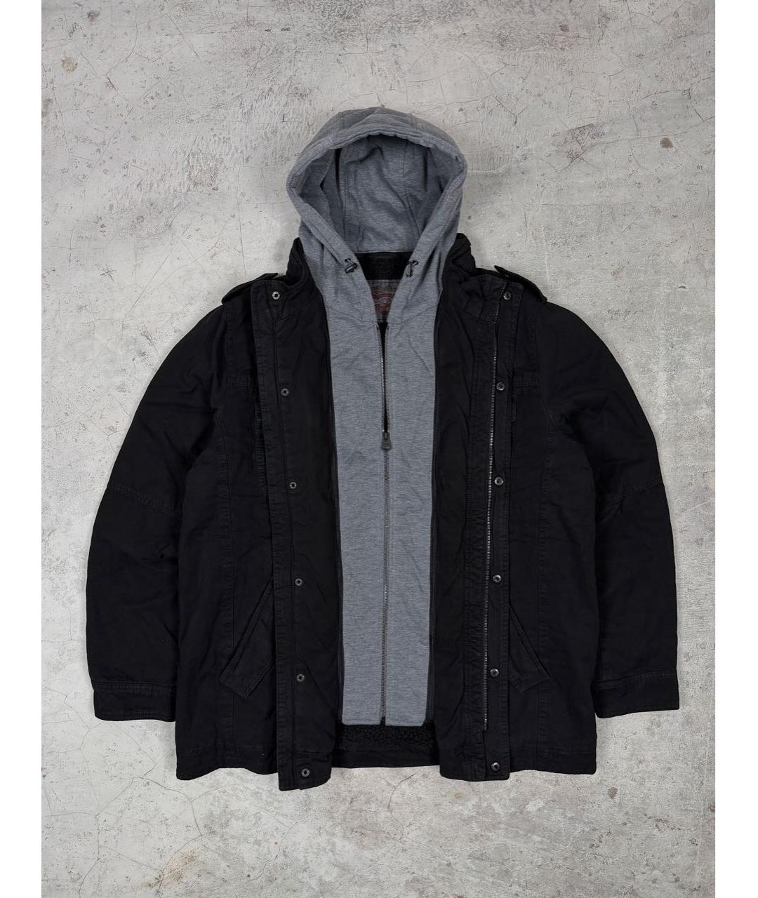 LEVI'S Черная хлопковая куртка, фото 2