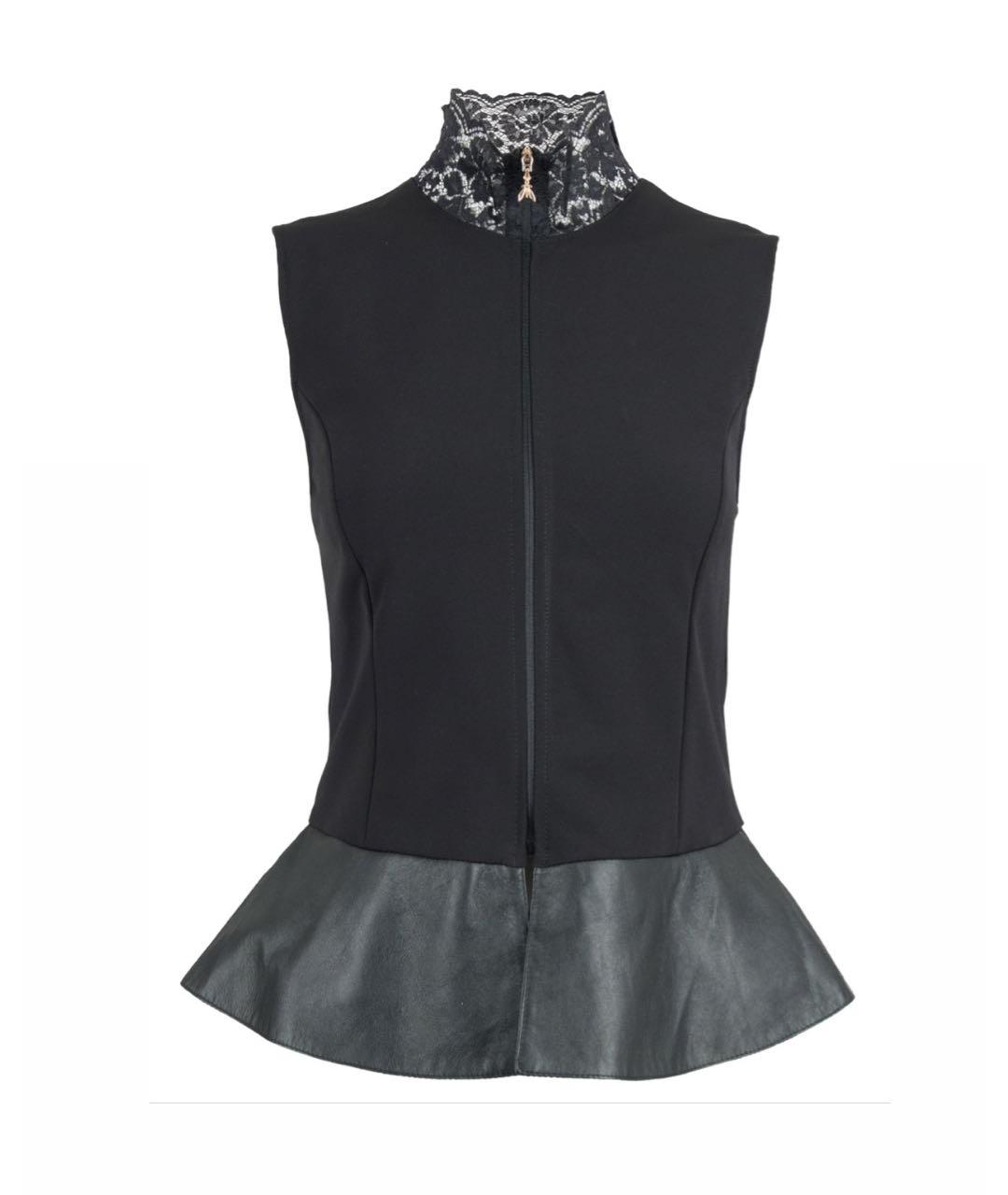 PATRIZIA PEPE Черная кожаная куртка, фото 2