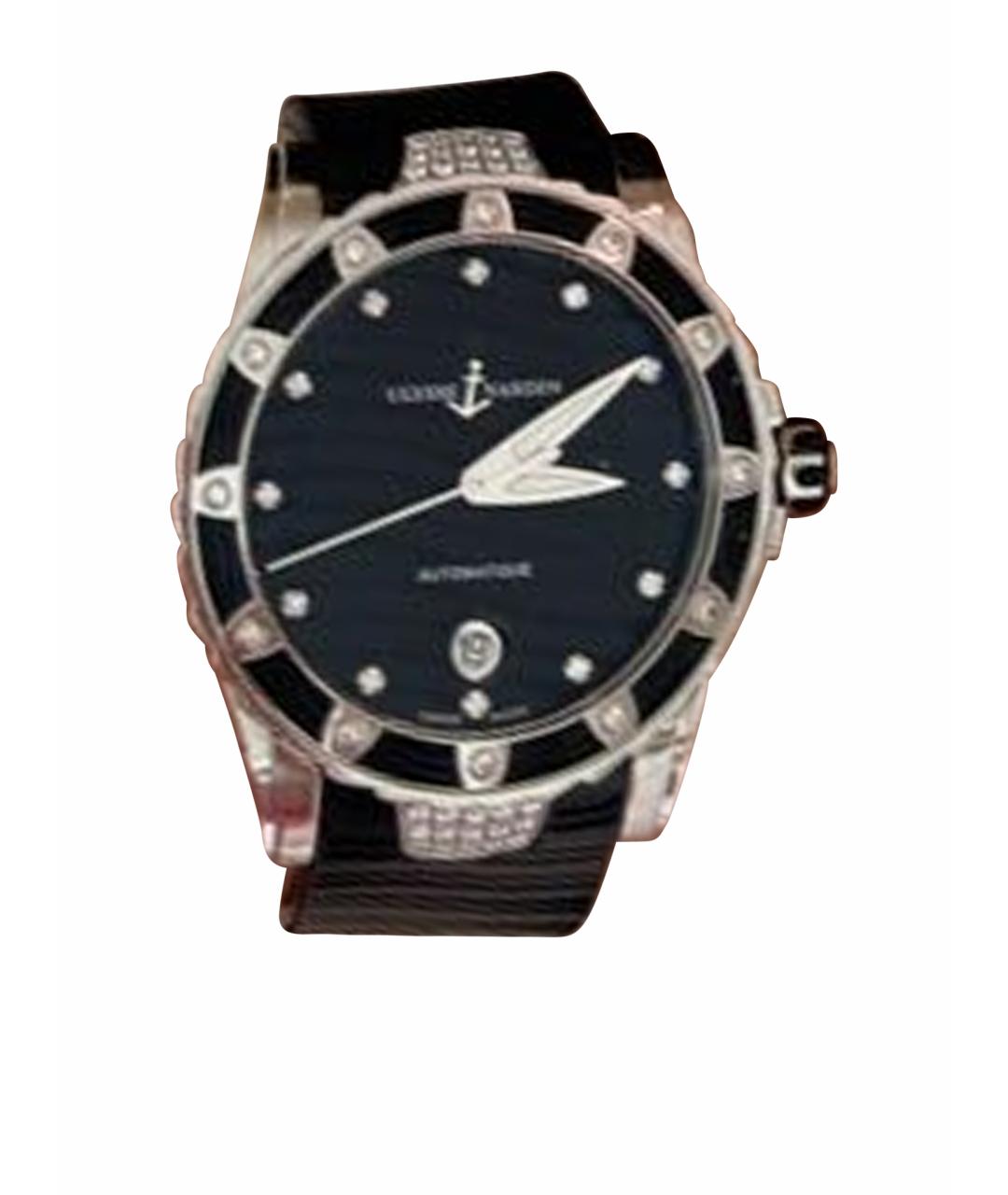 Ulysse Nardin Черные часы из белого золота, фото 1