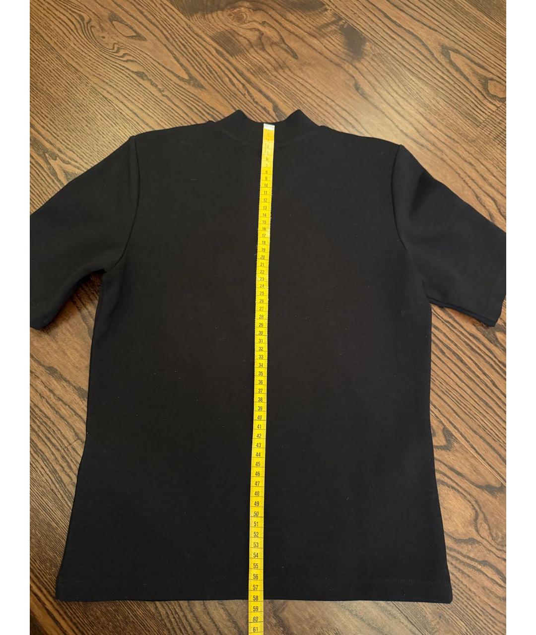 BALMAIN Черная хлопковая футболка, фото 7