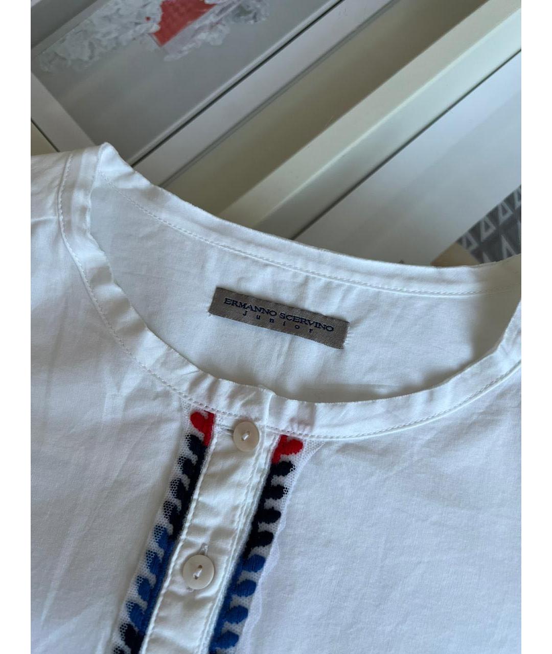 ERMANNO SCERVINO Белая рубашка, фото 6