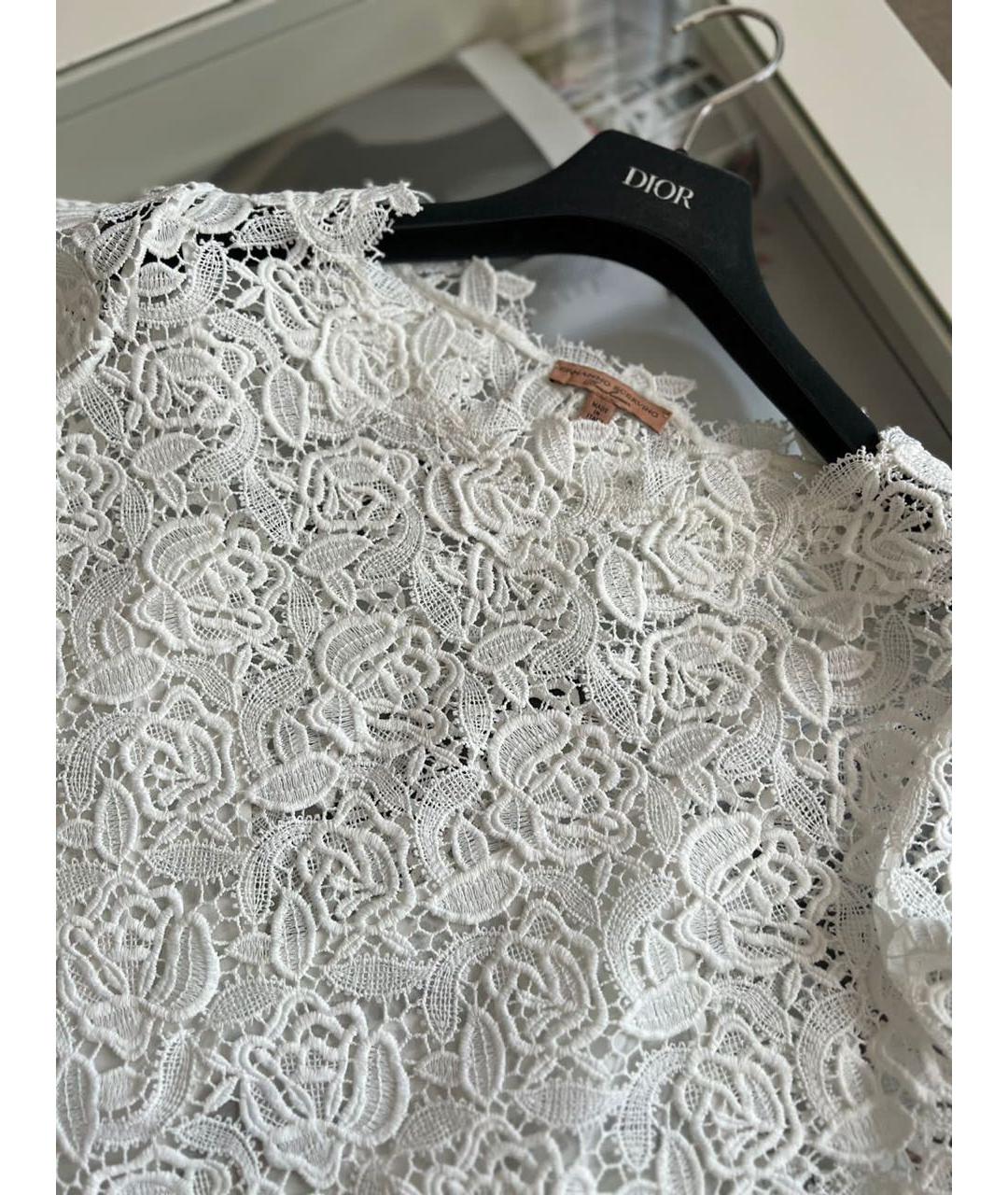 ERMANNO SCERVINO Белое повседневное платье, фото 4