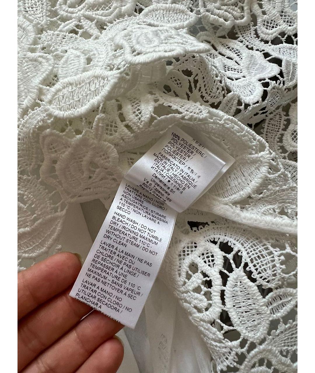 ERMANNO SCERVINO Белое повседневное платье, фото 7