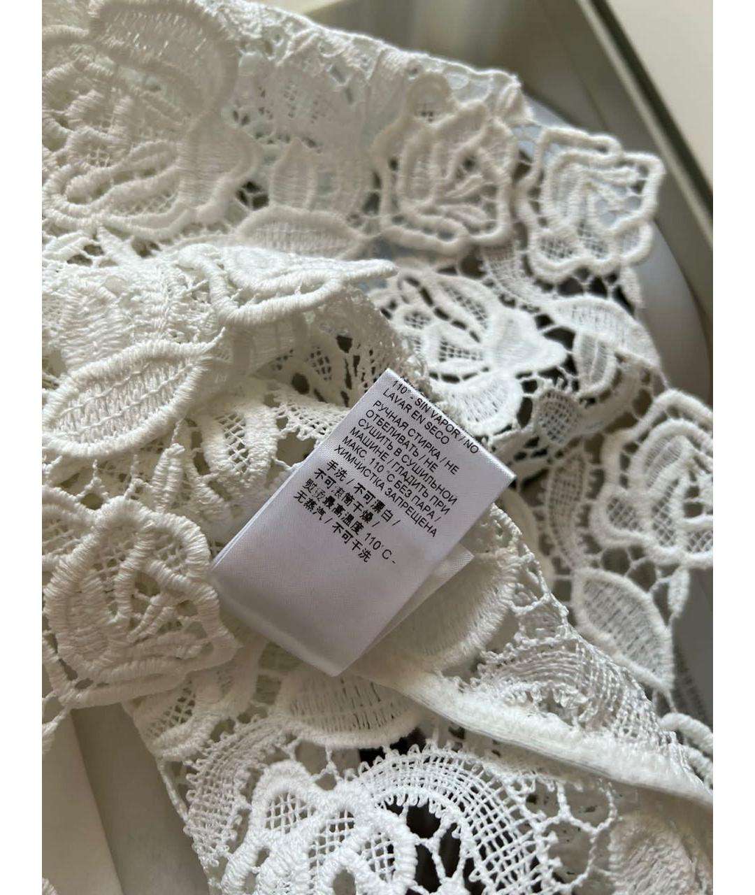 ERMANNO SCERVINO Белое повседневное платье, фото 8