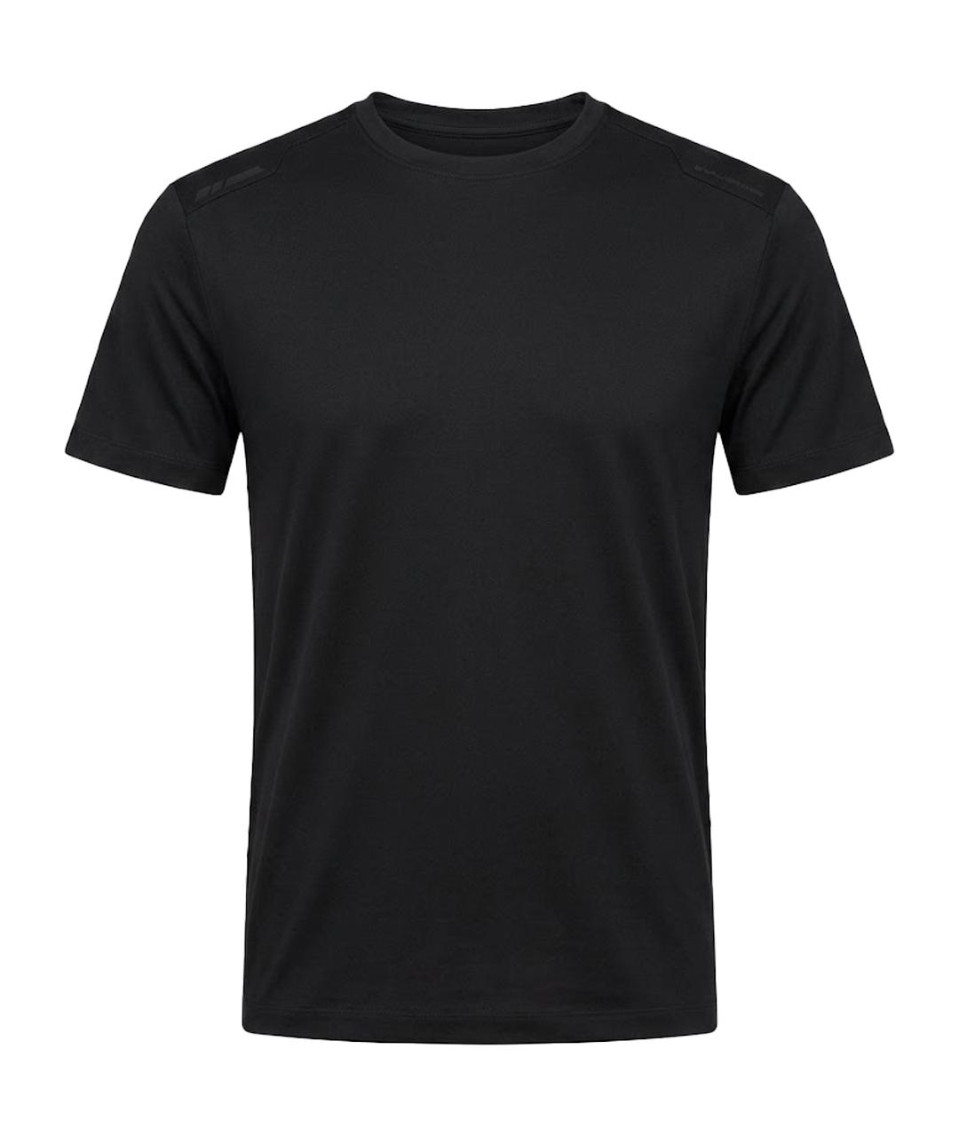 PAUL & SHARK Черная хлопковая футболка, фото 1