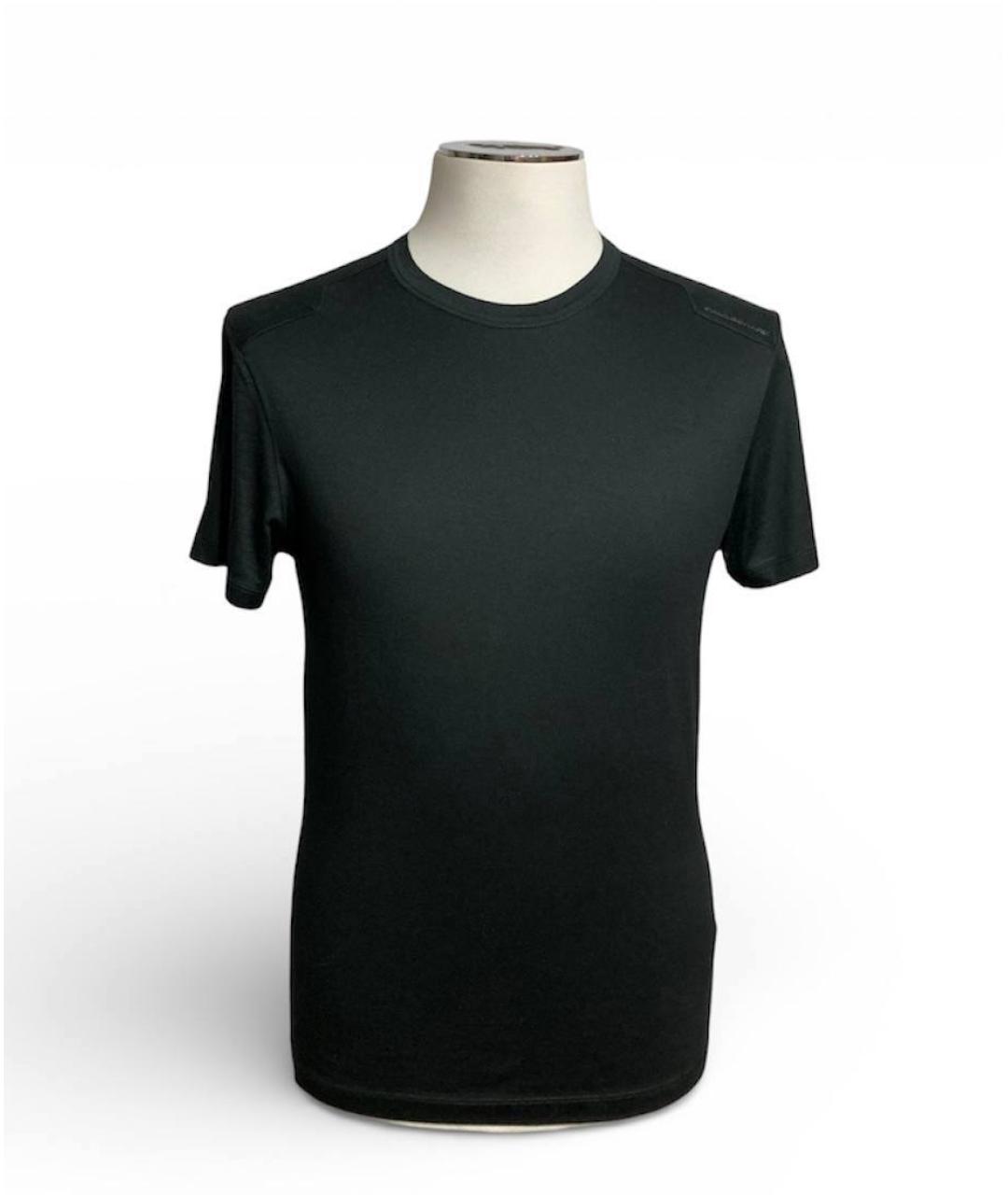 PAUL & SHARK Черная хлопковая футболка, фото 10