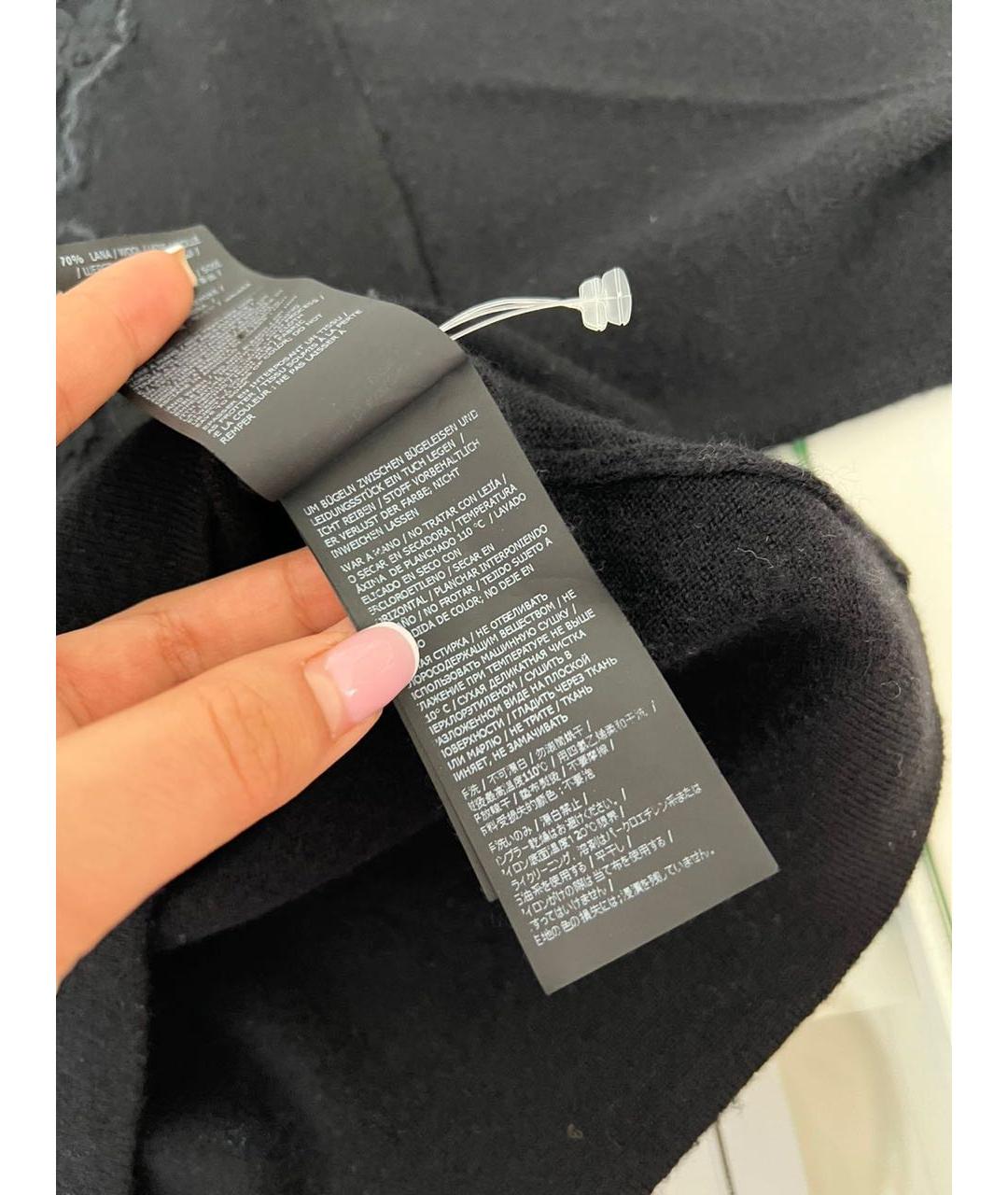 ERMANNO SCERVINO Черный джемпер / свитер, фото 6