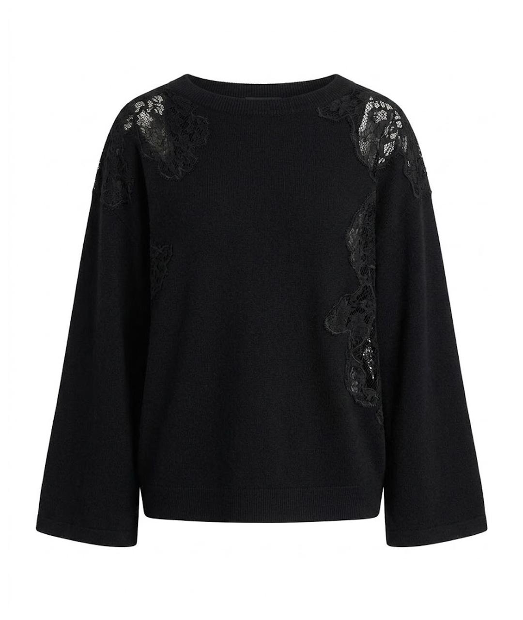 ERMANNO SCERVINO Черный джемпер / свитер, фото 1