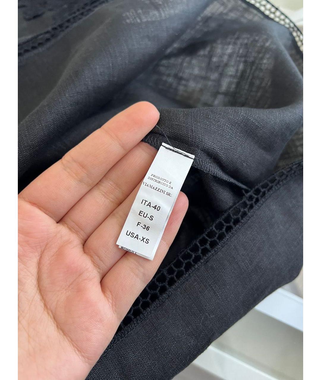 ERMANNO SCERVINO Черный сарафан, фото 5