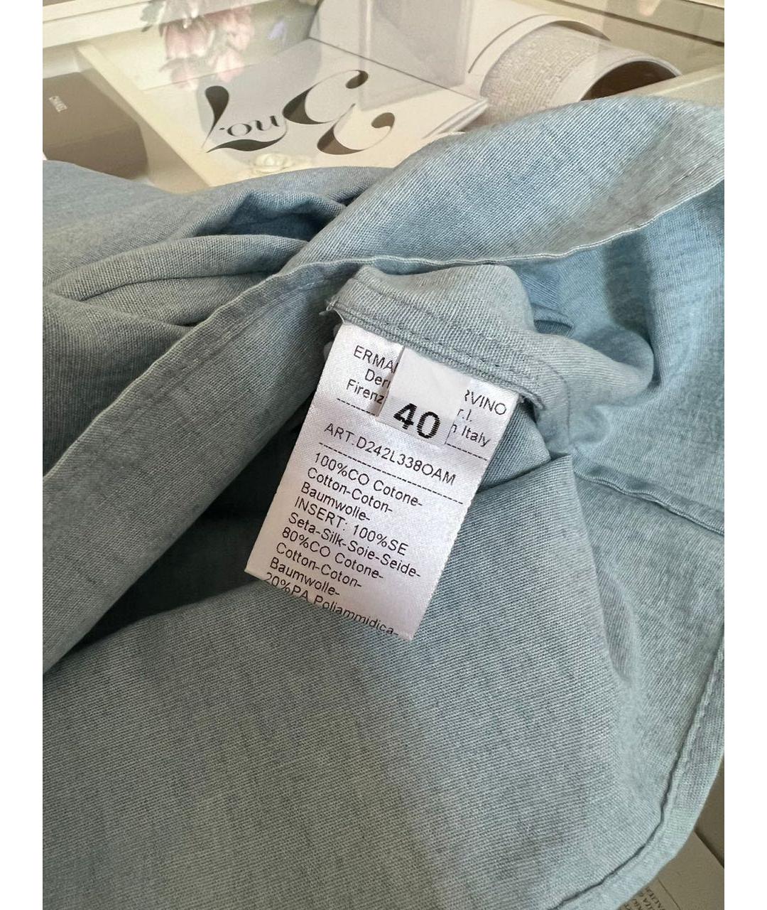 ERMANNO SCERVINO Голубой джемпер / свитер, фото 6