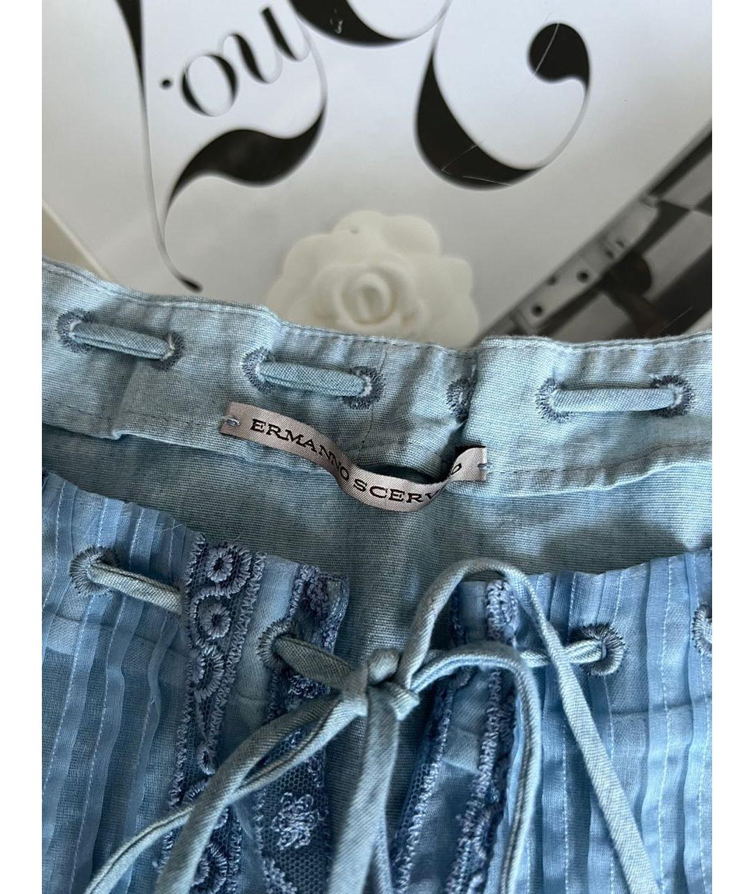 ERMANNO SCERVINO Голубой джемпер / свитер, фото 7