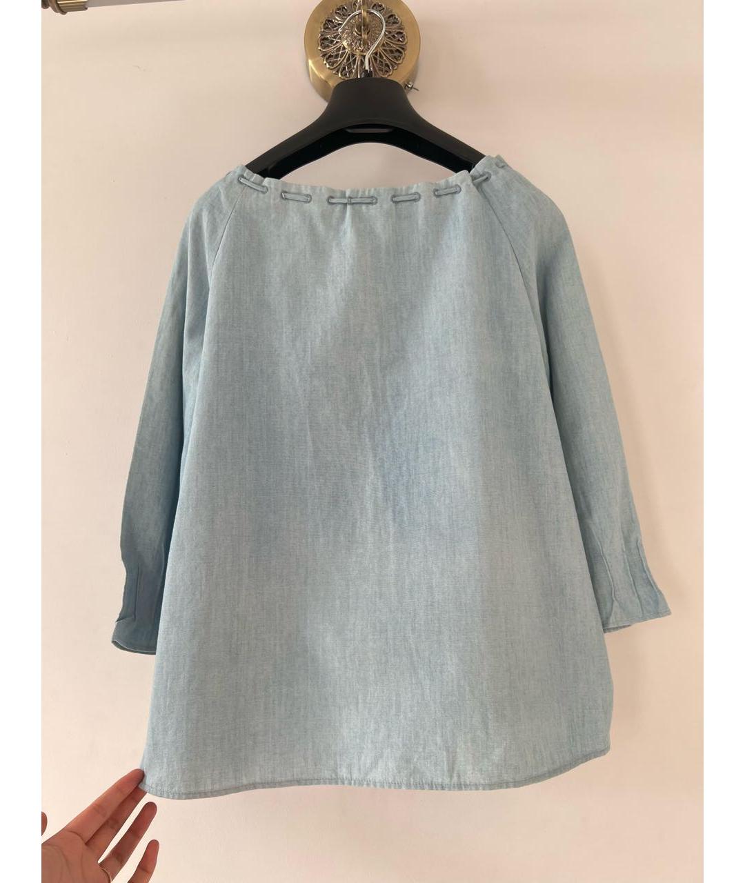 ERMANNO SCERVINO Голубой джемпер / свитер, фото 2