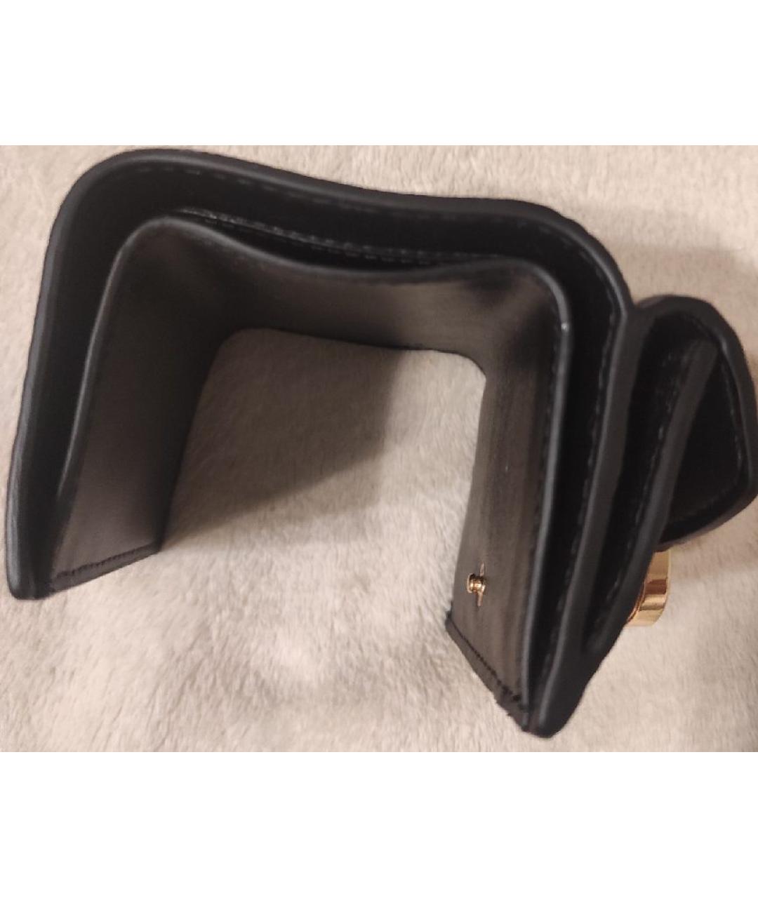 MICHAEL KORS Черный кожаный кошелек, фото 4