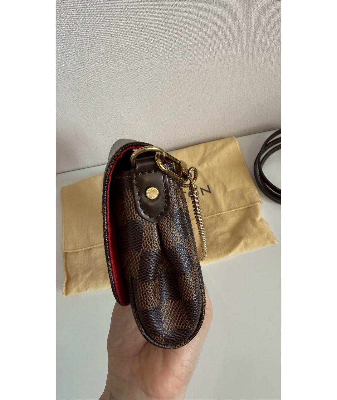 LOUIS VUITTON Коричневая сумка через плечо, фото 3