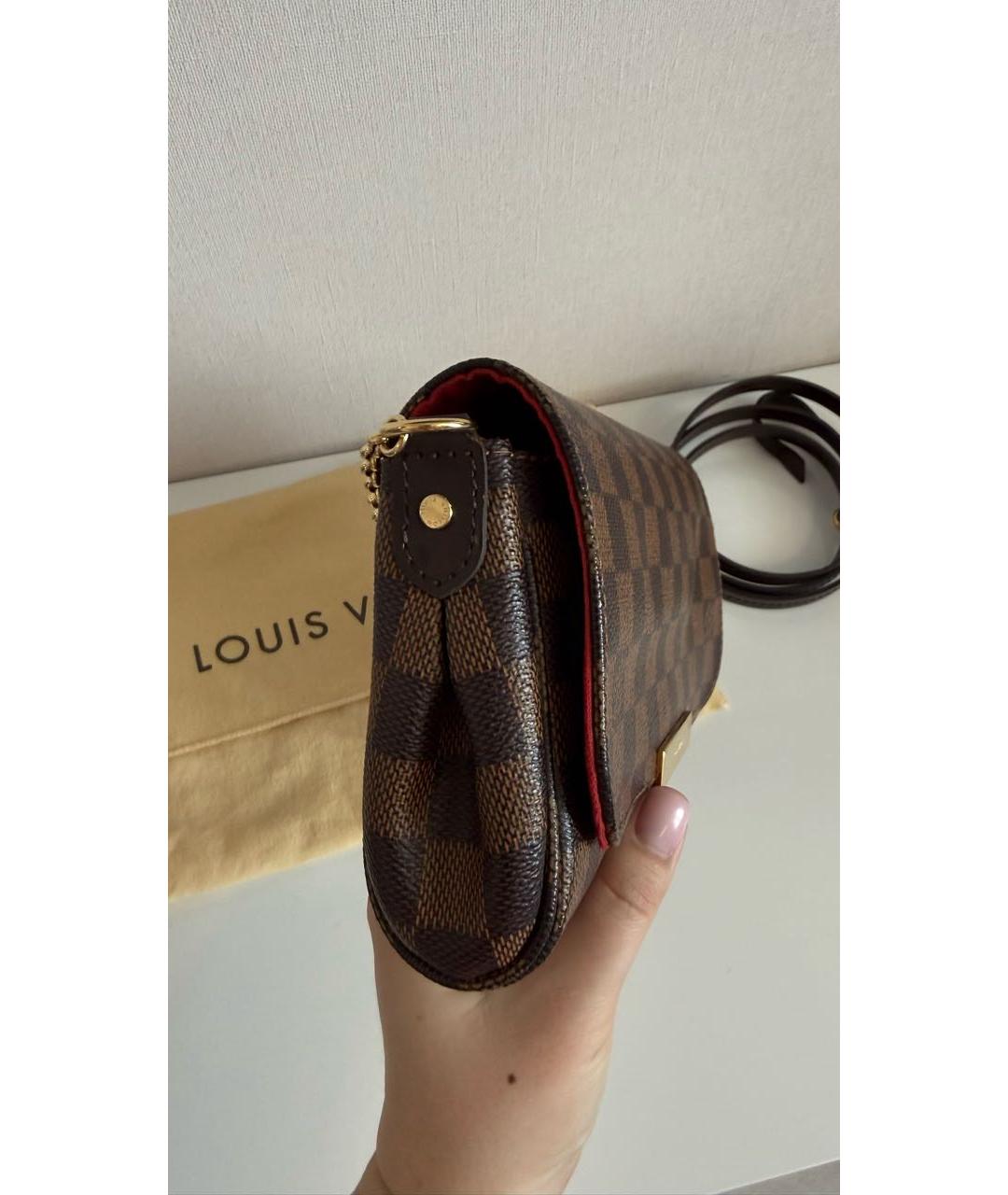 LOUIS VUITTON Коричневая сумка через плечо, фото 2