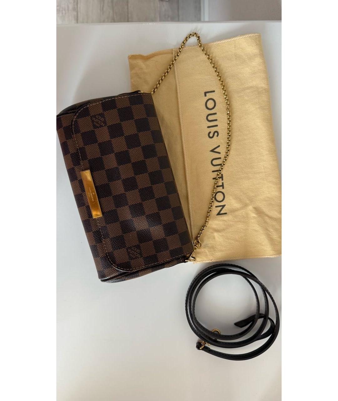 LOUIS VUITTON Коричневая сумка через плечо, фото 7