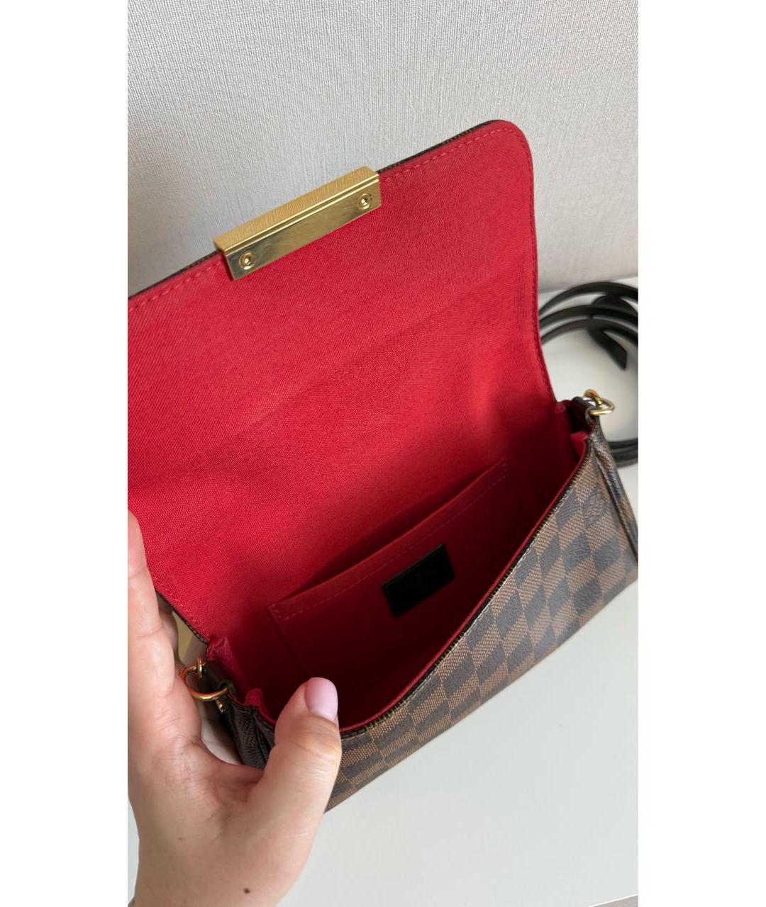 LOUIS VUITTON Коричневая сумка через плечо, фото 4