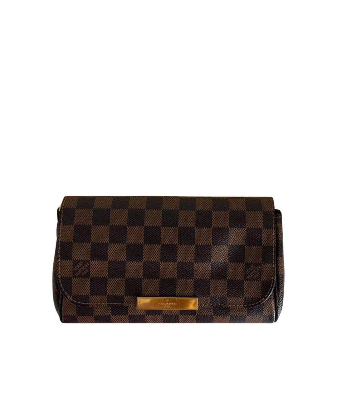 LOUIS VUITTON Коричневая сумка через плечо, фото 1