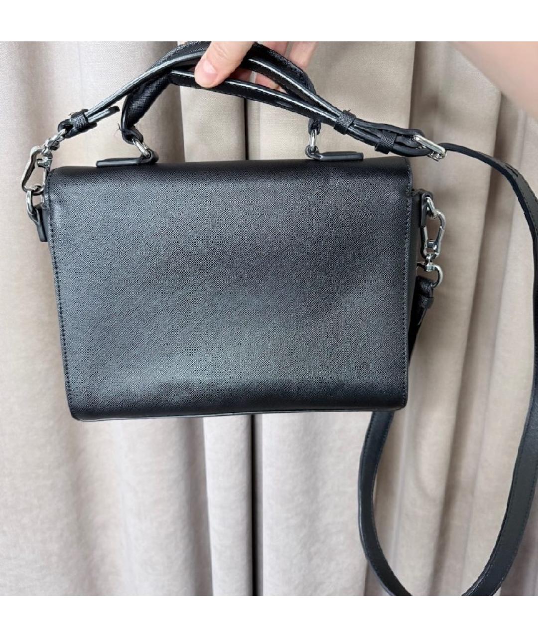 KARL LAGERFELD Черная сумка через плечо из искусственной кожи, фото 3