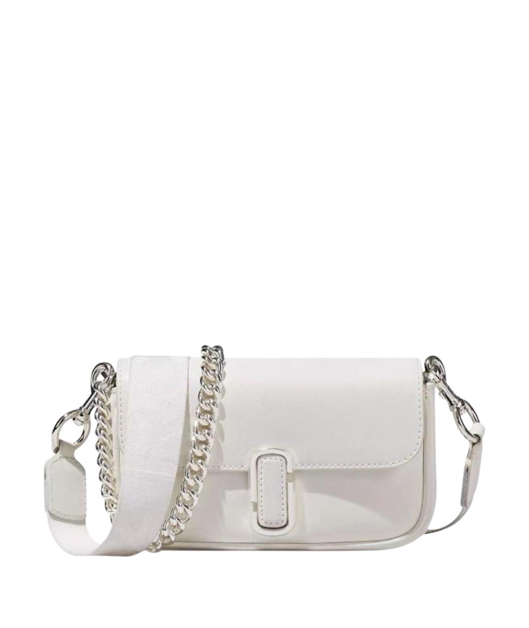 MARC JACOBS Белая кожаная сумка через плечо, фото 1