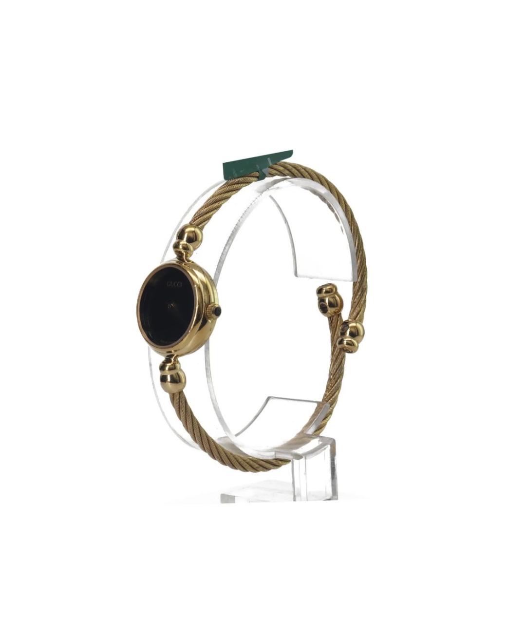 GUCCI Золотые стальные часы, фото 2