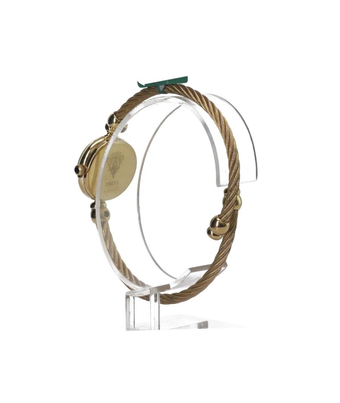 GUCCI Золотые стальные часы, фото 3