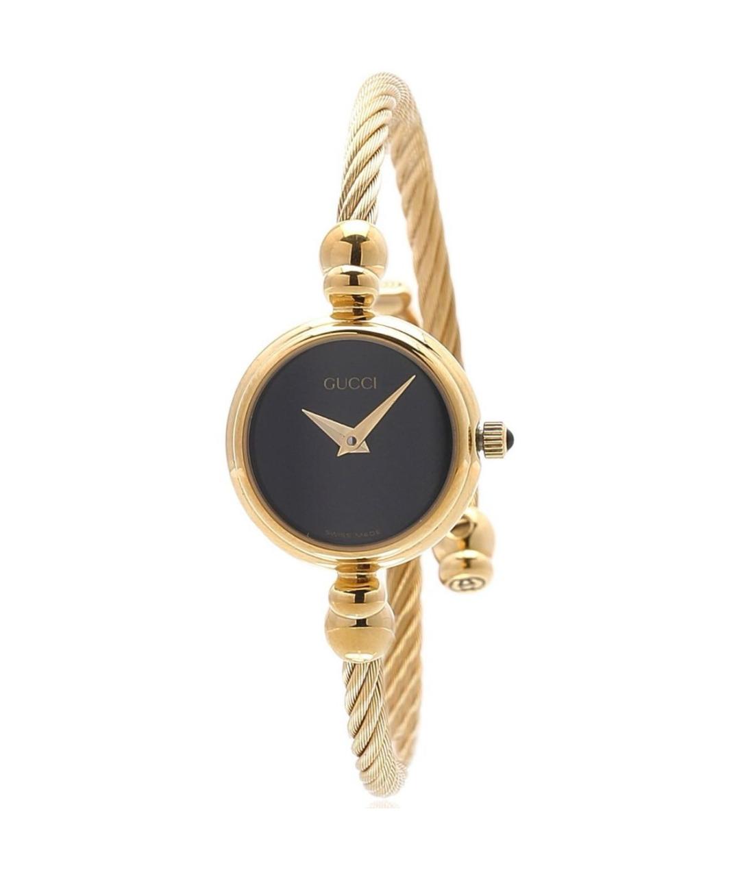 GUCCI Золотые стальные часы, фото 1