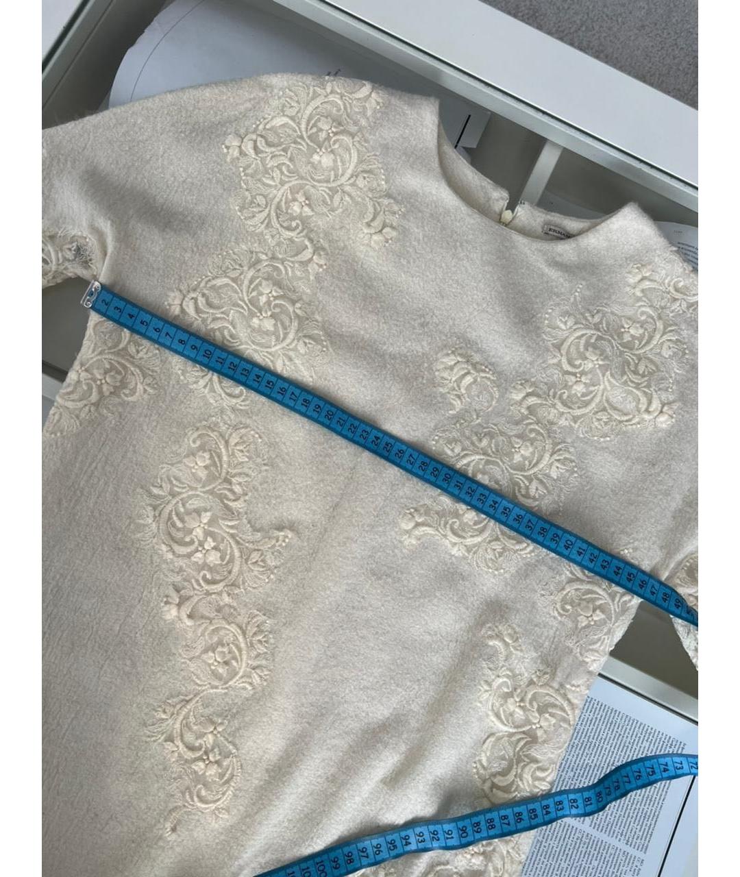 ERMANNO SCERVINO Бежевое повседневное платье, фото 6