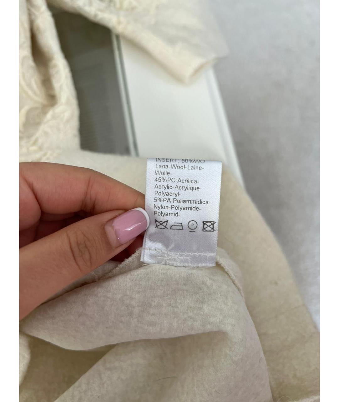 ERMANNO SCERVINO Бежевое повседневное платье, фото 5