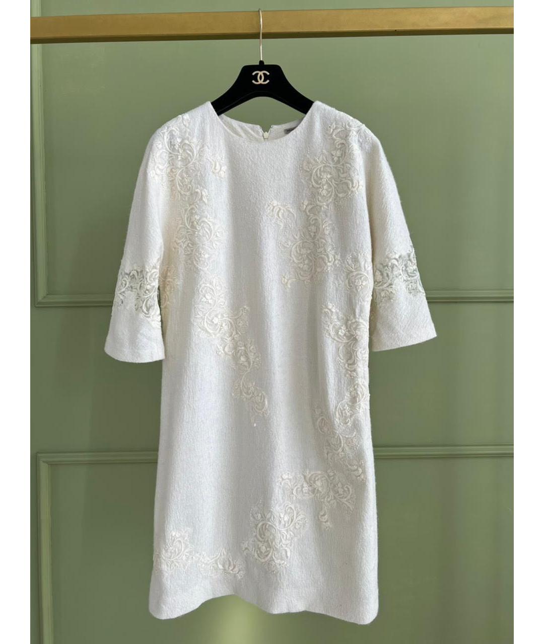 ERMANNO SCERVINO Бежевое повседневное платье, фото 8