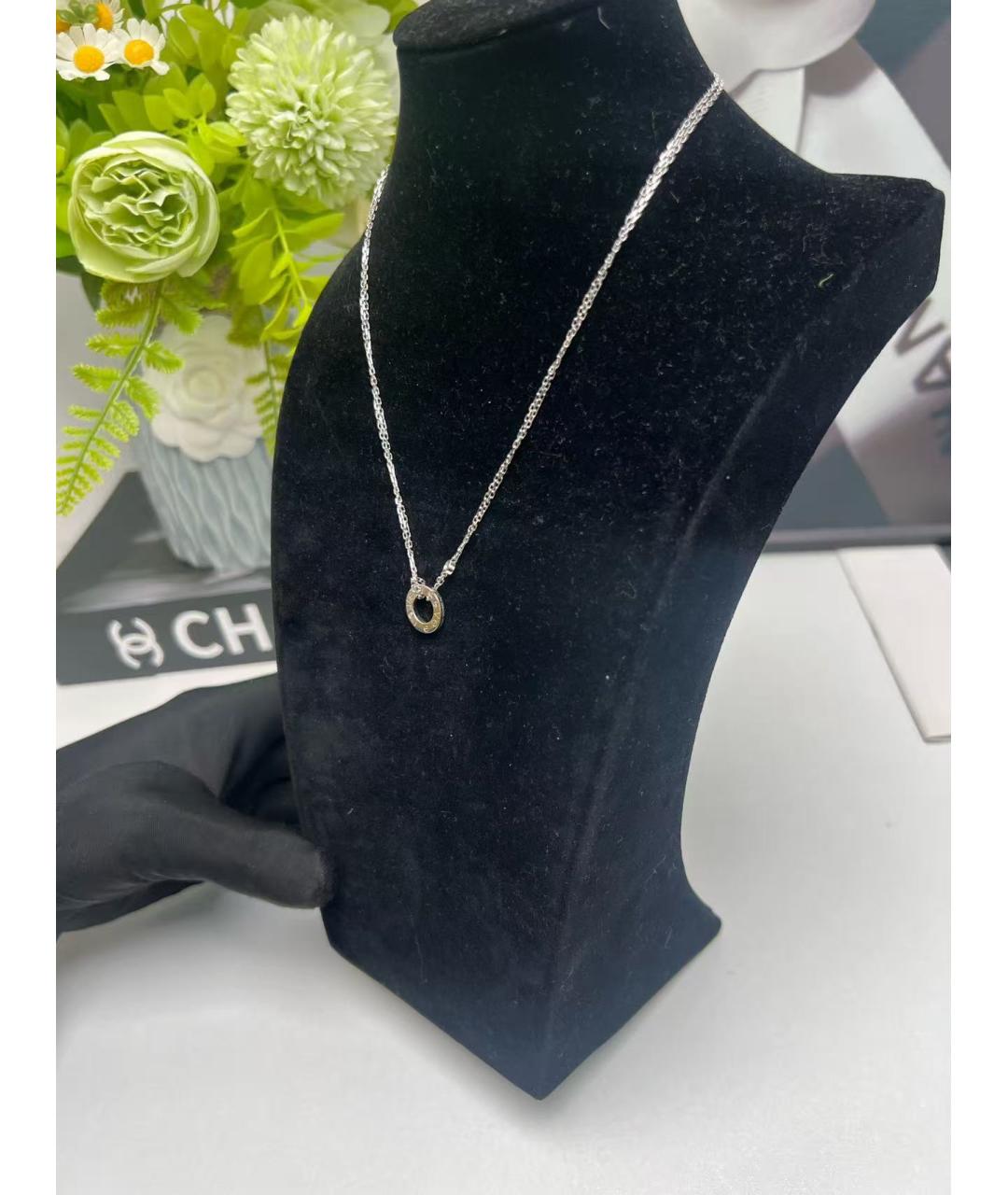 CARTIER Серебряное колье из белого золота, фото 4