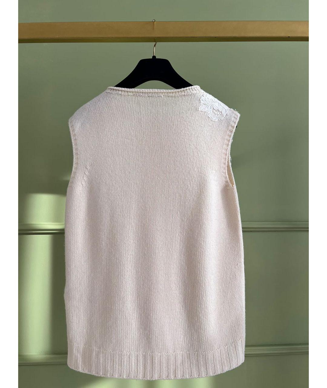 ERMANNO SCERVINO Бежевая майка, фото 2